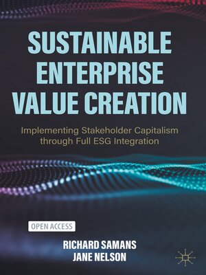 cover image of Sustainable Enterprise Value Creation
